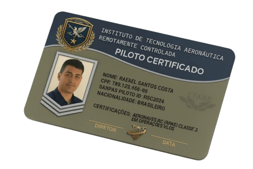 Brevê e Carteira de Instrutor UAS ITARC