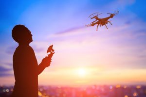 dicas de filmagem com drone sobre pôr do sol
