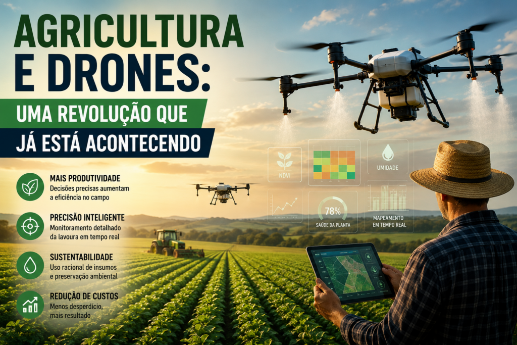Agricultura e drones: uma revolução que já está acontecendo